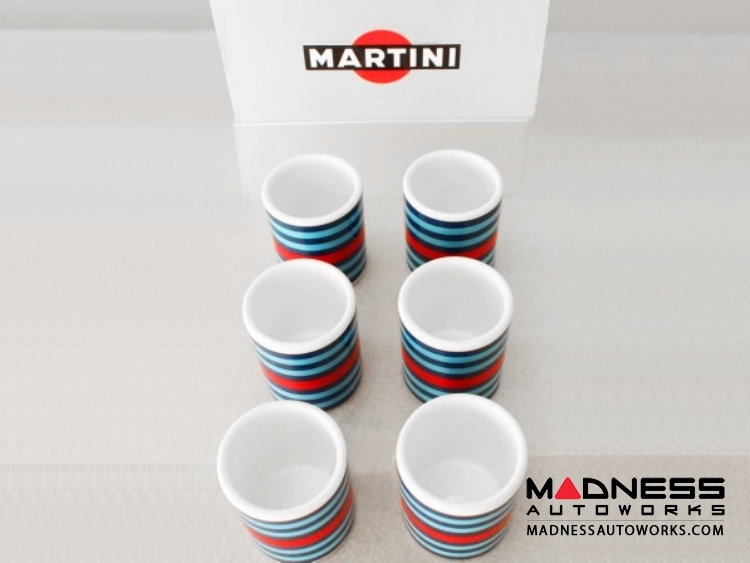 MARTINI Racing Cup Set (6) MARTINI Racing Stripes 500 MADNESS